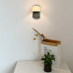 Cargar imagen en el visor de la Galería, Lámpara de pared industrial creativa Bauhaus de vidrio blanco
