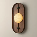 Bild in Gallery-Viewer laden, Bezel Alabaster Wandleuchte