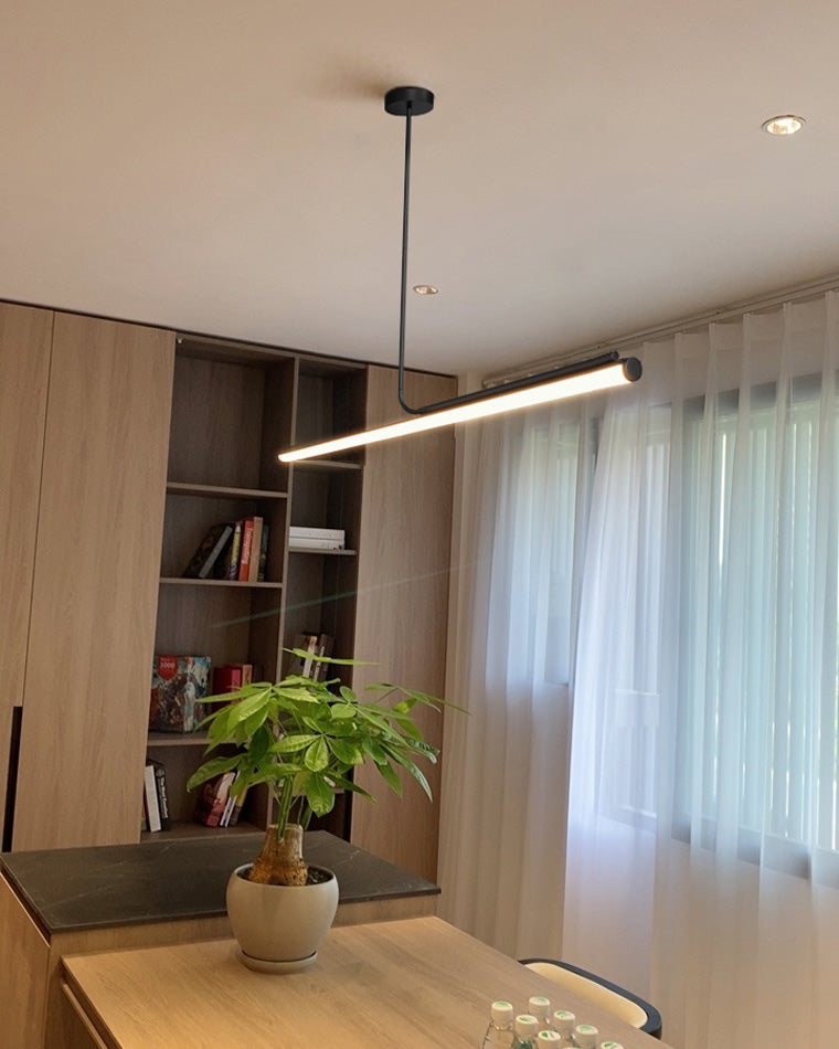 Lustre de salle à manger décoratif contemporain avec interrupteur à bouton-poussoir et peinture blanche