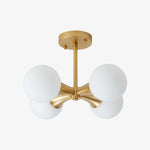 Bild in Gallery-Viewer laden, Spheraeon Retro verzweigter Kugel-Deckenleuchter – Mehrfachleuchte für Speisezimmer