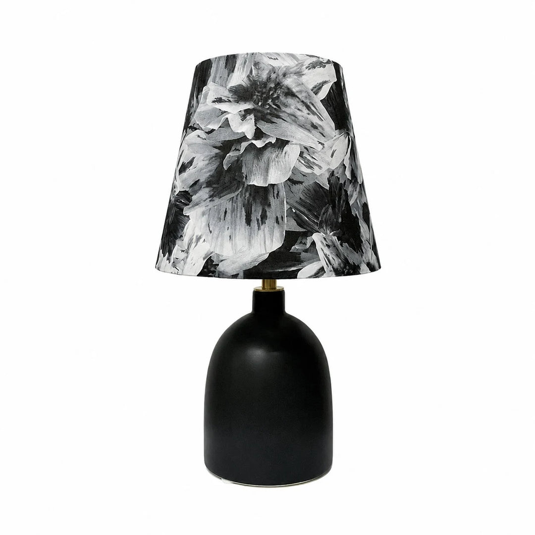 Black White Floral