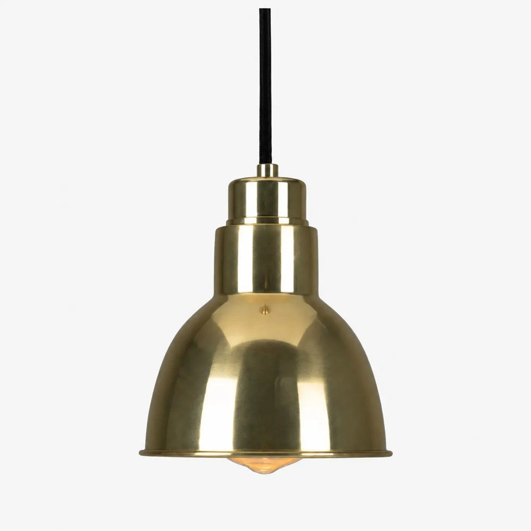 Industrial Brass Adjustable Pendant Lamp