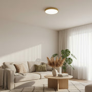 Rondi Minimalistische Runde LED-Deckenleuchte - Rundes Eisen-Design für Wohnzimmer und Schlafzimmer