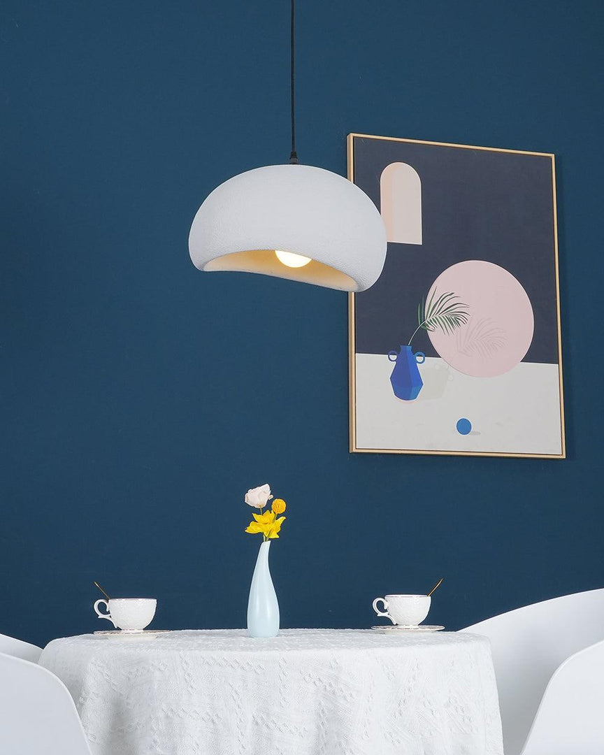 Sculptural Polystyrene Plug-In Pendant Light