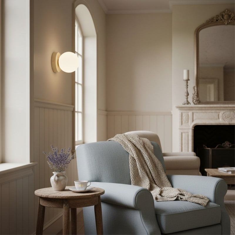 Lampe murale douce Nuevola style moderne - Utilisation salon chambre