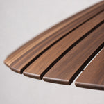 Bild in Gallery-Viewer laden, Close view of slatted wooden shade grain