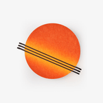 Load image into Gallery viewer, Abstract Sunrise Felt Wall Sconce