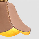Load image into Gallery viewer, Scalloped leather shade edge