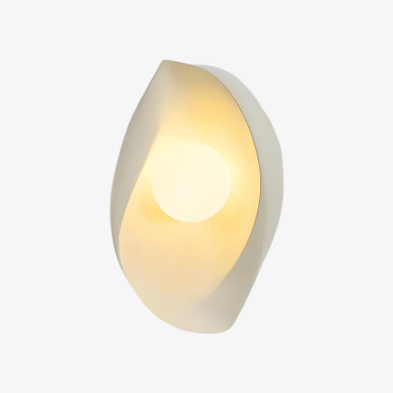 Goviena Modern Cocoon-Shaped Wall Sconce – Minimalist Decorative Wall Lamp for Bedroom and Hallway