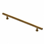 Bild in Gallery-Viewer laden, Antique Brass hammered bar pull with 12.6 inch or 320 mm centers