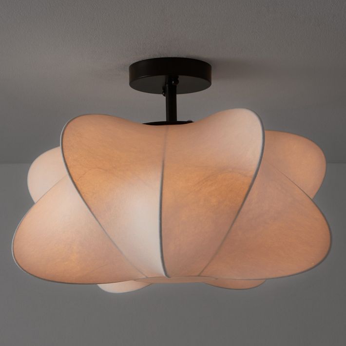 Lámpara colgante Havion Cocoon: pantalla minimalista de polímero con suspensión ajustable