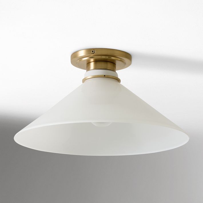 Aurenza Flush Mount: Lámpara de techo rústica con un diseño sencillo y elegante