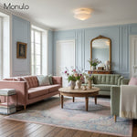 Load image into Gallery viewer, Solivara Fabric Linen Shade Flushmount Ceiling Lamp – Ideal for Bedrooms and Hallways
