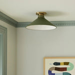 Charger l&#39;image dans la visionneuse de galerie, Aurenza Modern Industrial Flush Mount – Elegant Ceiling Lamp for Residential Interiors
