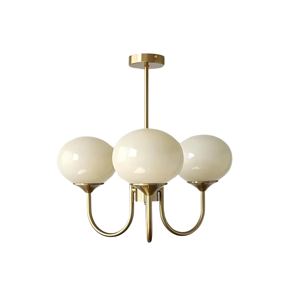 Candelabro Moderno Marshmallow de Vidrio