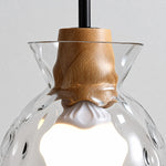 Load image into Gallery viewer, Sculptural Ripple Glass Pendant Lamp