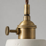 Bild in Gallery-Viewer laden, Antique brass-tone socket and cord detail