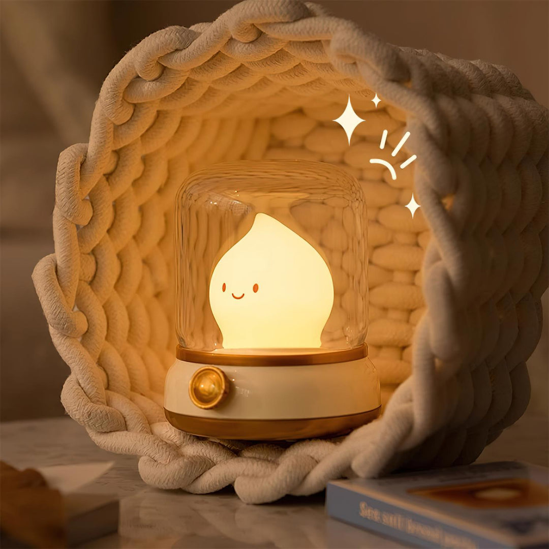Luz nocturna pequeña LED con forma de llama