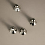 Cargar imagen en el visor de la Galería, Top view of round cabinet knob bases and spherical grips