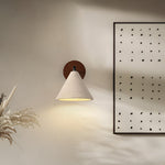 Load image into Gallery viewer, Yellow Travertine Cone LED Wall Light