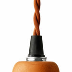 Load image into Gallery viewer, Close view of the braided cord and socket holder