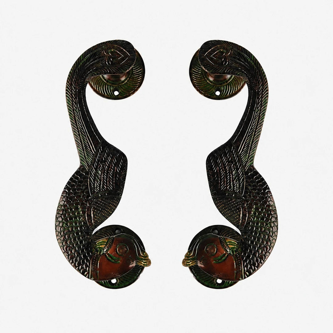 Handcrafted Brass Animal Door Handles 26