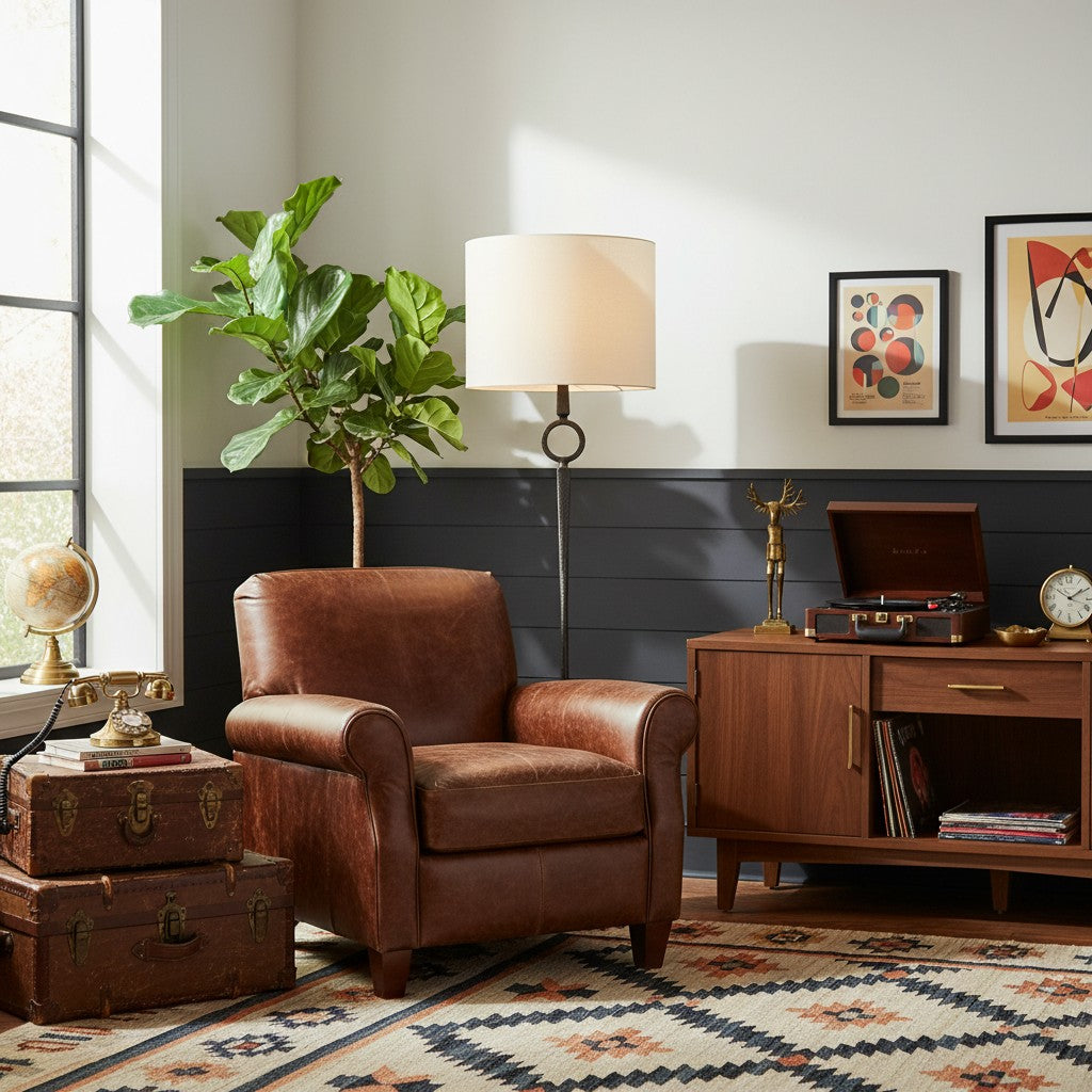 Trova Schmiedeeiserne Stehlampe - Einzelsäulendesign für Schlafzimmer- und Bürobeleuchtung