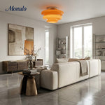 Charger l'image dans la visionneuse de galerie, Plafonnier superposé Cirren - Luminaire d'ambiance moderne et sculptural pour les salles à manger et les salons