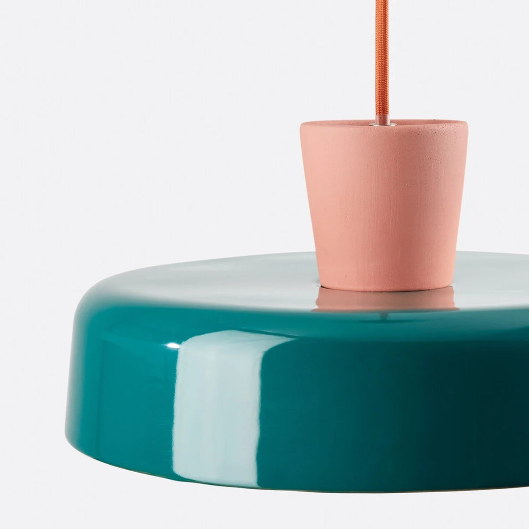 Suspension Bol Colorée Rétro Moderne Chromara pour Îlot de Cuisine et Salle à Manger