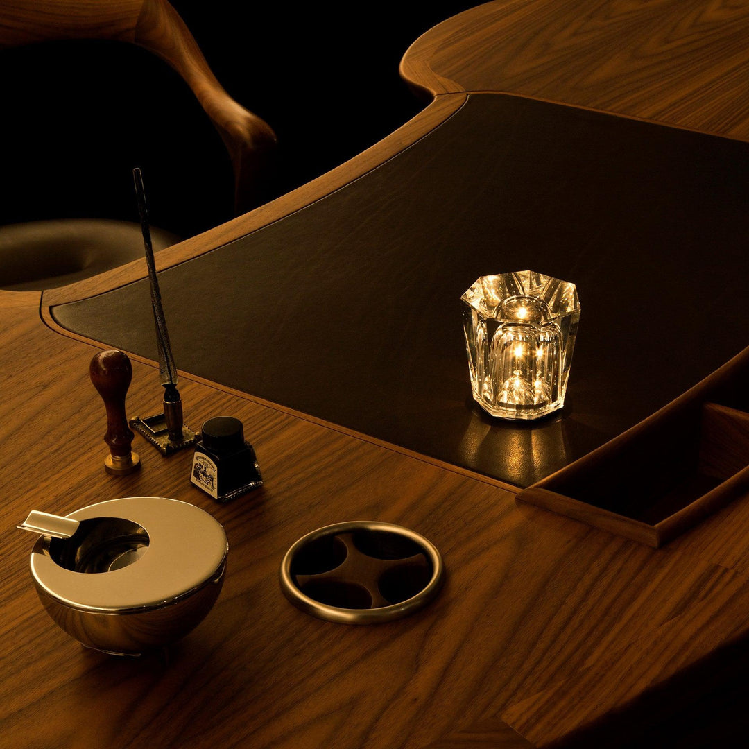 Lampe de table en cristal diamant (batterie intégrée)