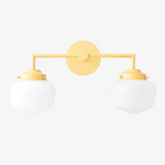 Charger l&#39;image dans la visionneuse de galerie, Opalume Glass Vanity Light - Vintage Inspired Bathroom Wall Lighting
