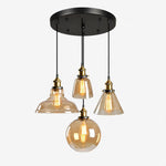 Load image into Gallery viewer, Industrial Glass Pendant Light