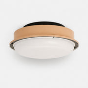 Camel Tan integrated LED flush mount ceiling light