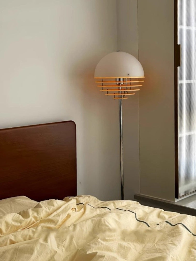 Bauhaus Acrylic & Glass Sunset Floor Lamp for Living Room - AFTERGLOW S3