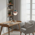 Charger l'image dans la visionneuse de galerie, Lampe suspendue macaron nordique minimaliste Frovela pour salle à manger et coins cosy