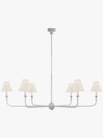 Load image into Gallery viewer, Sleek Chandelier Featuring Layered Linear Silhouette
