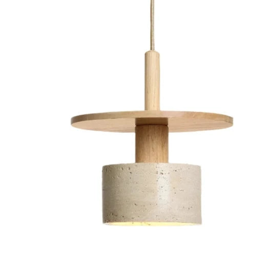 Travertin Vintage Retro Stil Pendelleuchte