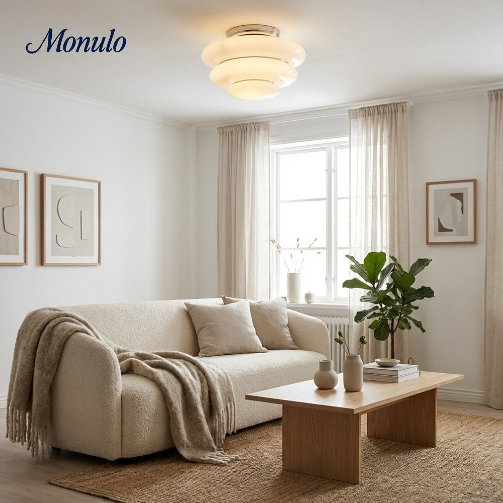 Plafonnier superposé Cirren - Luminaire d'ambiance moderne et sculptural pour les salles à manger et les salons