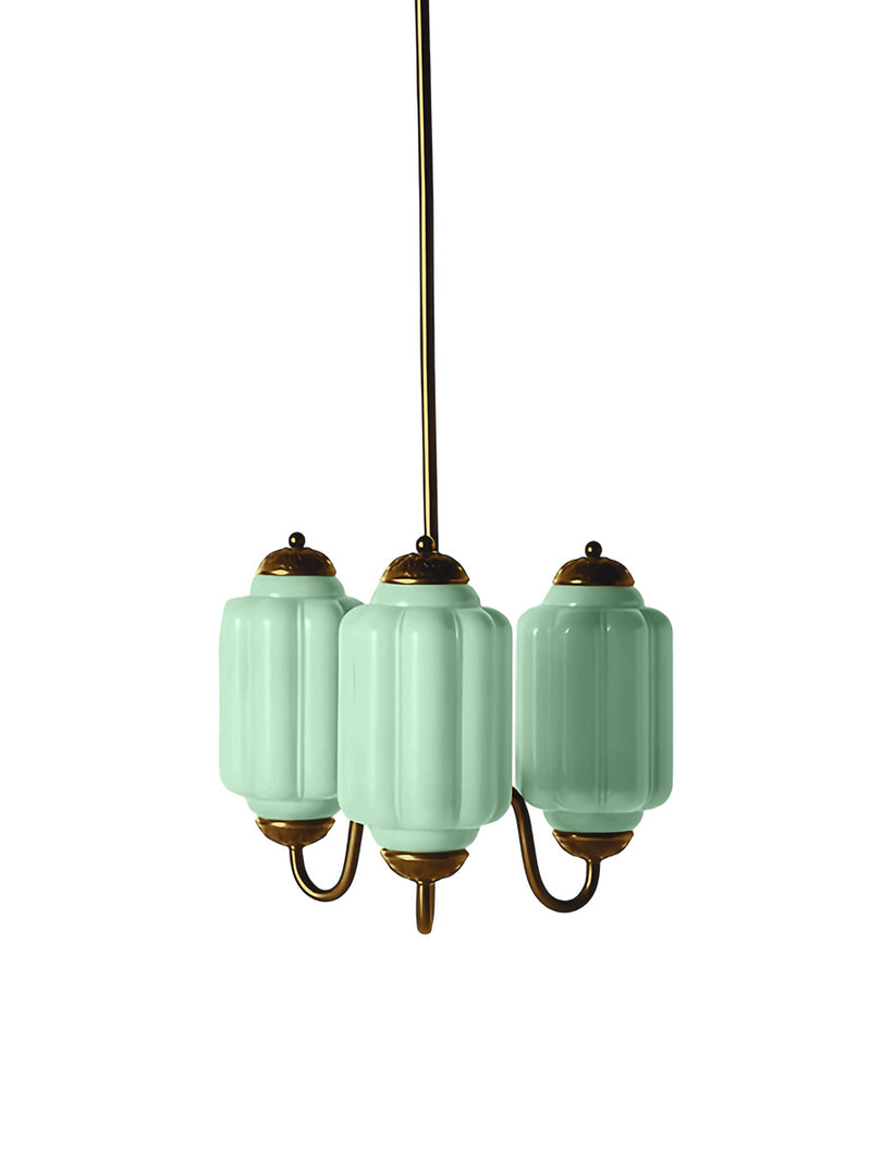 Eloise Kronleuchter – Milchglas-Kronleuchter in einem Vintage-Stil-Finish