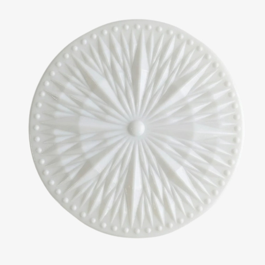 Plafonnier minimaliste Mistaro en verre - Design affleurant pour salon et chambre