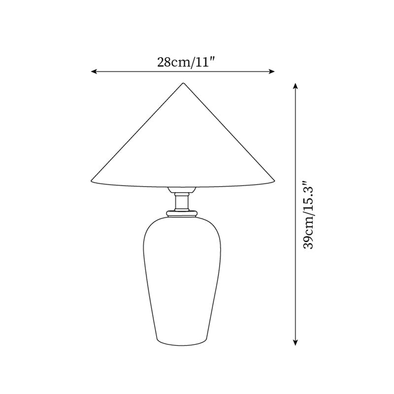 Lampe de table en bois Brayden