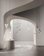 Bild in Gallery-Viewer laden, Rounded Brass Glass Plug-In Pendant Light