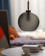 Bild in Gallery-Viewer laden, Copper-Plated Glass Plug-In Swag Pendant