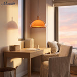 Charger l'image dans la visionneuse de galerie, Lanterne suspendue médiévale Sunset Afterglow avec abat-jour en acrylique français pour salle à manger et hall d'entrée