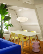 Bild in Gallery-Viewer laden, White Geometric Wire Swag Pendant Light