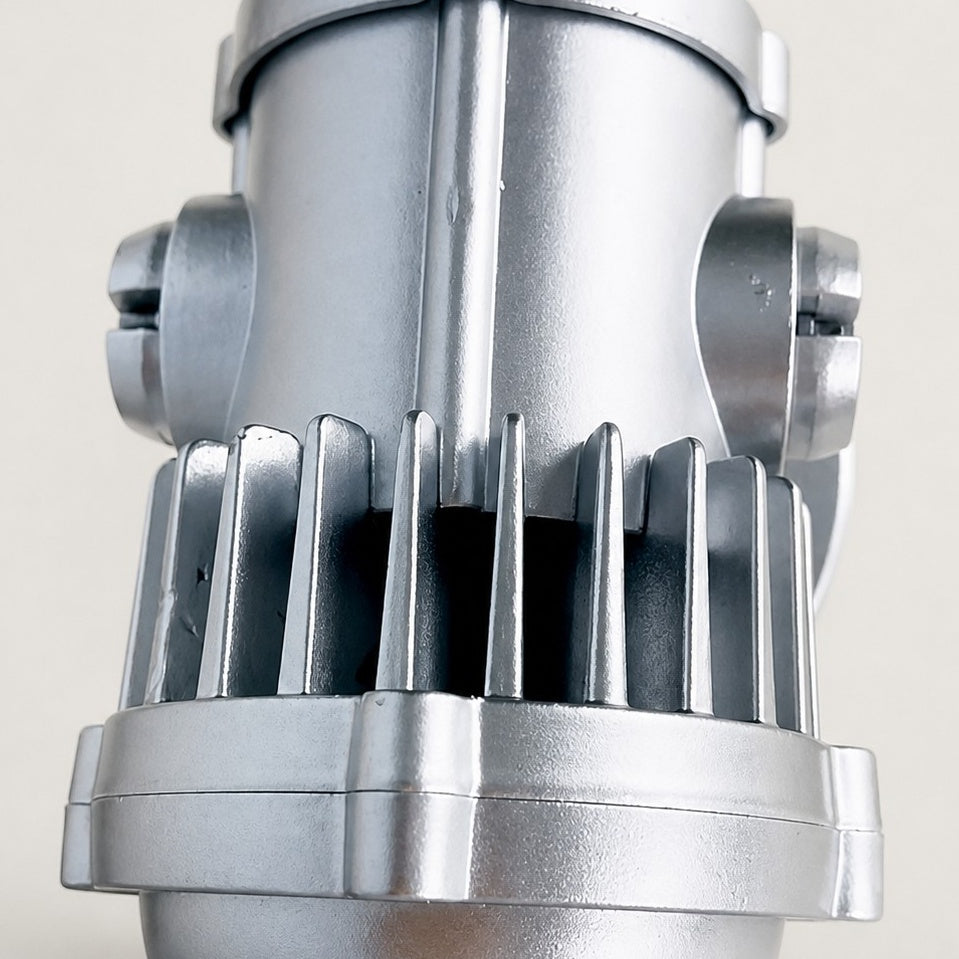 Brushed Silver Industrial Spotlight Wall Sconce