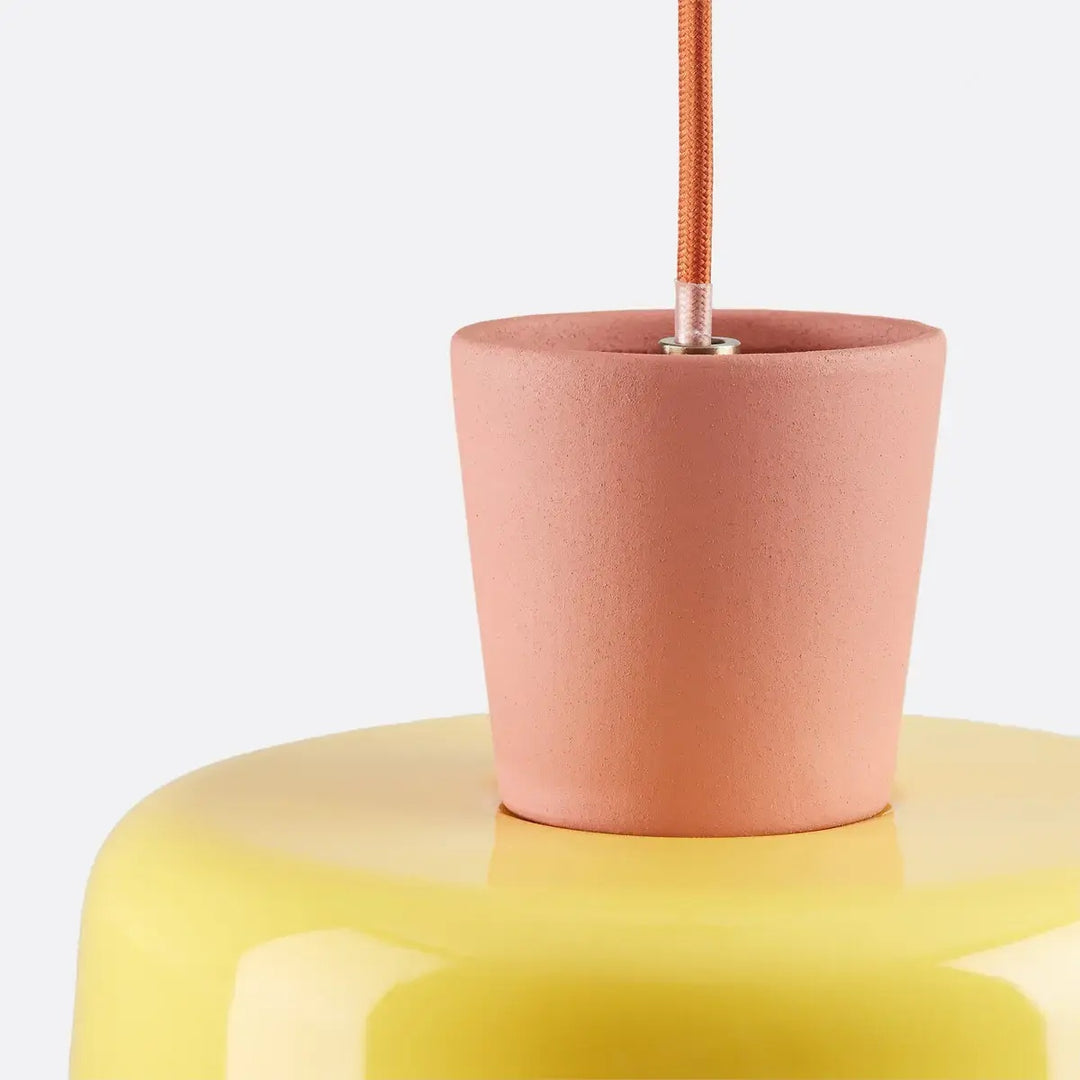 Suspension Bol Colorée Rétro Moderne Chromara pour Îlot de Cuisine et Salle à Manger