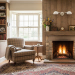 Load image into Gallery viewer, Ornato Luxe Art Deco Vanity Sconce – Opal Glass Wall Light for Bathroom &amp; Dressing Room
