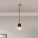 Bild in Gallery-Viewer laden, Nordische Hanfseil Glas Pendelleuchte