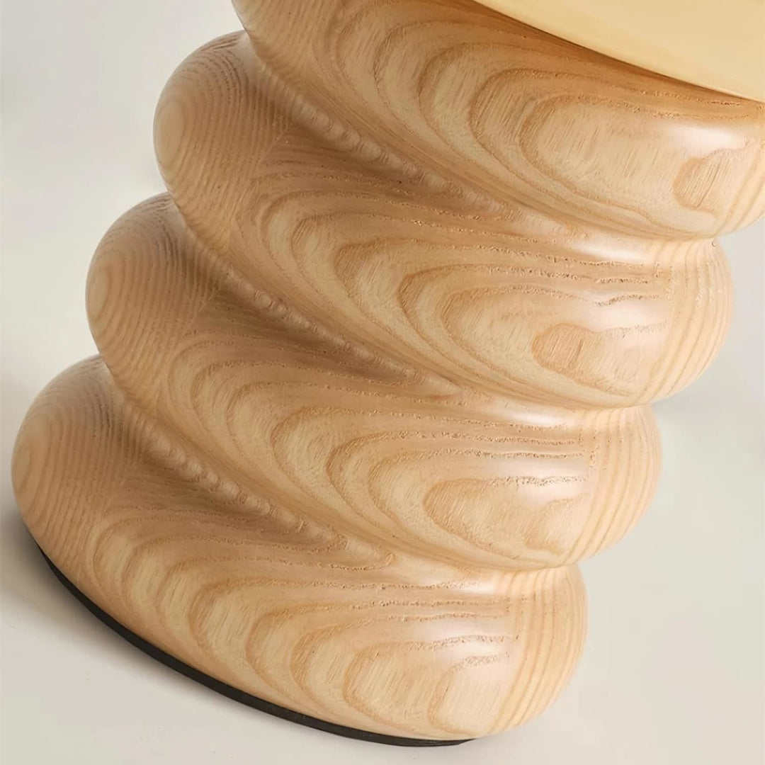 Lampe de table d'appoint dôme géométrique Auralume - Design scandinave pour bureau de lecture ou coin salon